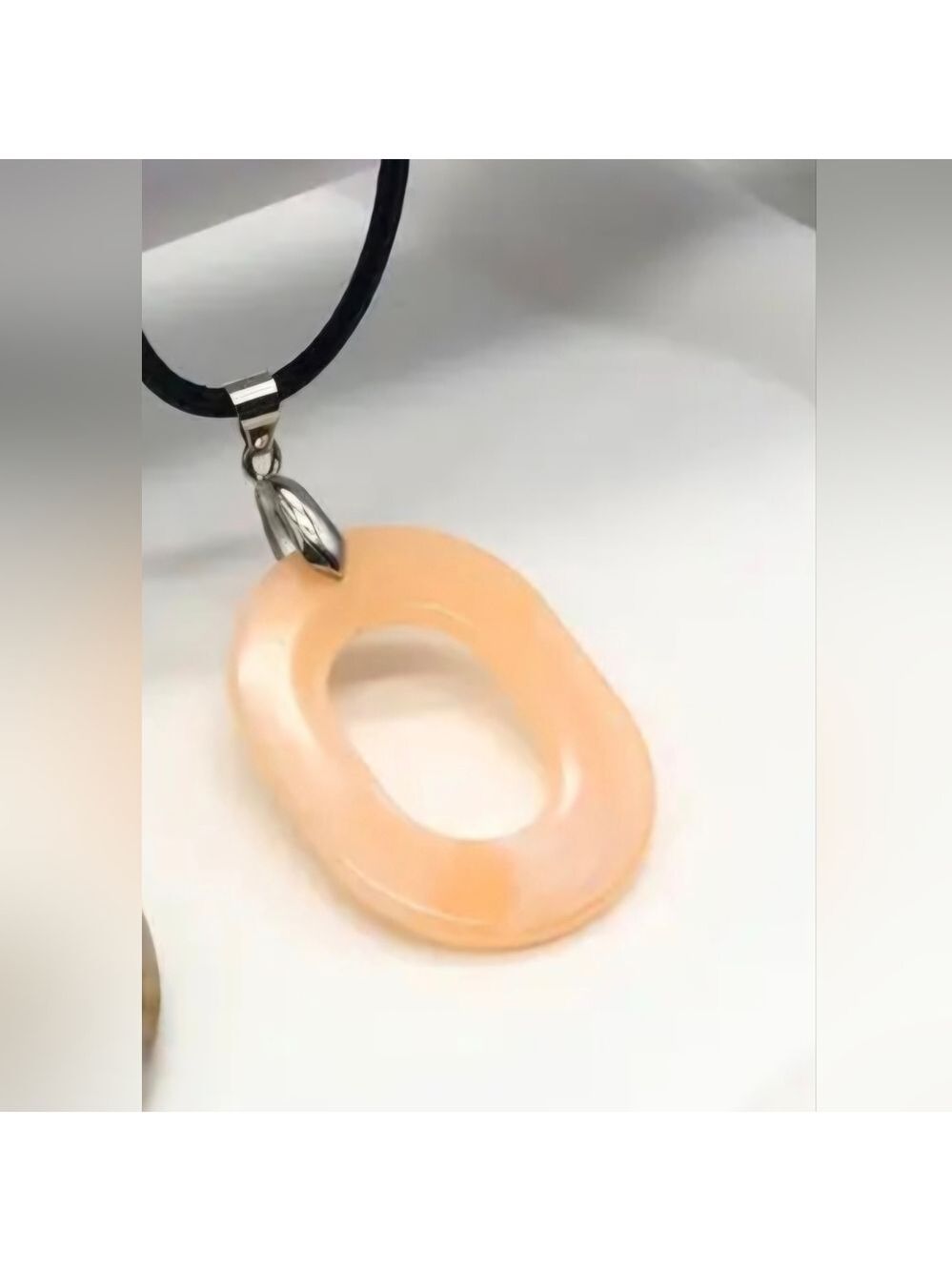 Eyeglass Necklace Chain Holder Acrylic Light Grey Trt